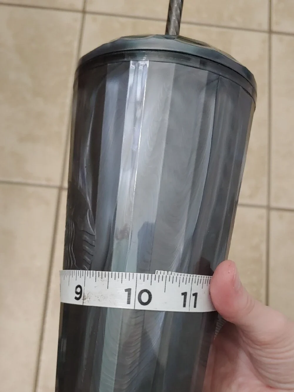 Starbucks Black Pearl Iridescent Venti Tumbler NWT with Straw Set Of 2